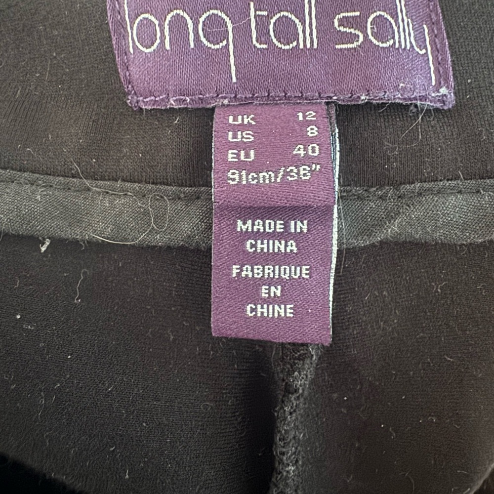 Long Tall Sally Elegant Black Trousers